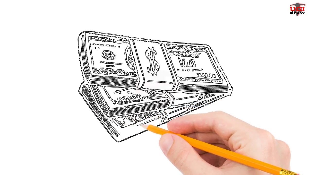 Easy Drawing Guides on Twitter How to Draw a Stack of Money Easy to Draw  Art Project for Kids See the Full Drawing Tutorial on  httpstcoYyRyRTOsnz  Stack of Money HowToDraw DrawingIdeas