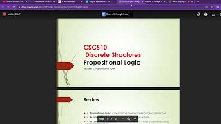 CSC510 | PROPOSITIONAL LOGIC DISCUSSION