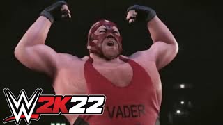 Vader vs Yokozuna WWE Championship match WWE 2K22