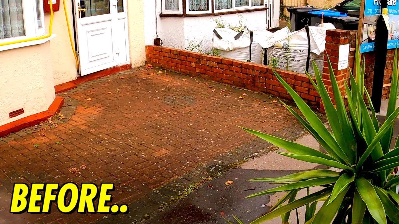 Pressure washing FILTHY driveway / PATIO for homeowner WE’VE GOT STEAM NOW! ASMR transformation
