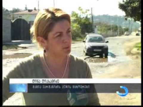 მამია ვარშანიძის ქუჩის მცხოვრებლები ცენტრალური გზის მოწესრიგებას ითხოვენ