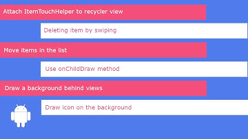 How to use ItemTouchHelper with SimpleCallback | Recycler View | Android