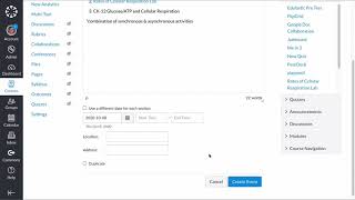 How to Post Your Daily Class Agenda in Your Canvas Course Calendar