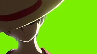 Green Screen one piece Luffy