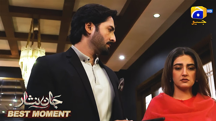 Jaan Nisar Episode 40 | Danish Taimoor - Hiba Bukhari - Haroon Shahid | Best Moment 01