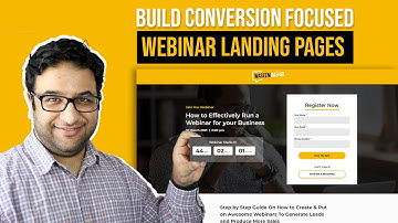 How to Build a Webinar Landing Page that gets Sign-ups