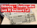 Unboxing + Cleaning eBay Junk PC Keyboard Lot