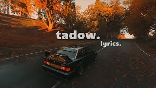 Masego, FKJ - Tadow (Lyrics) speed up tiktok version | 4k Resimi