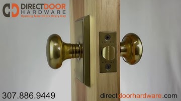 Emtek Providence Knob with Rectangular Rosette in French Antique