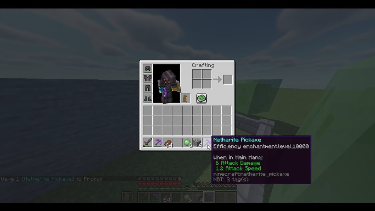How to get efficiency 10000 in minecraft java edition [1.16.5] - YouTube