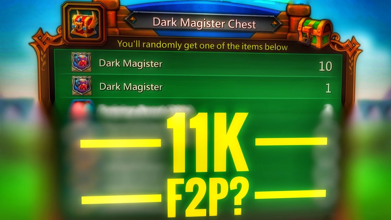 Dark Magister Upgrade & Cash Event! Lords Mobile 