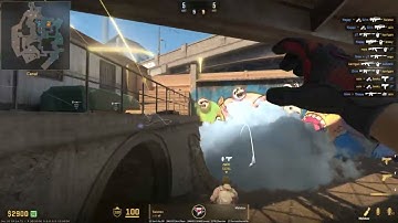 CS2 Overpass - Fast B Barrels Molly