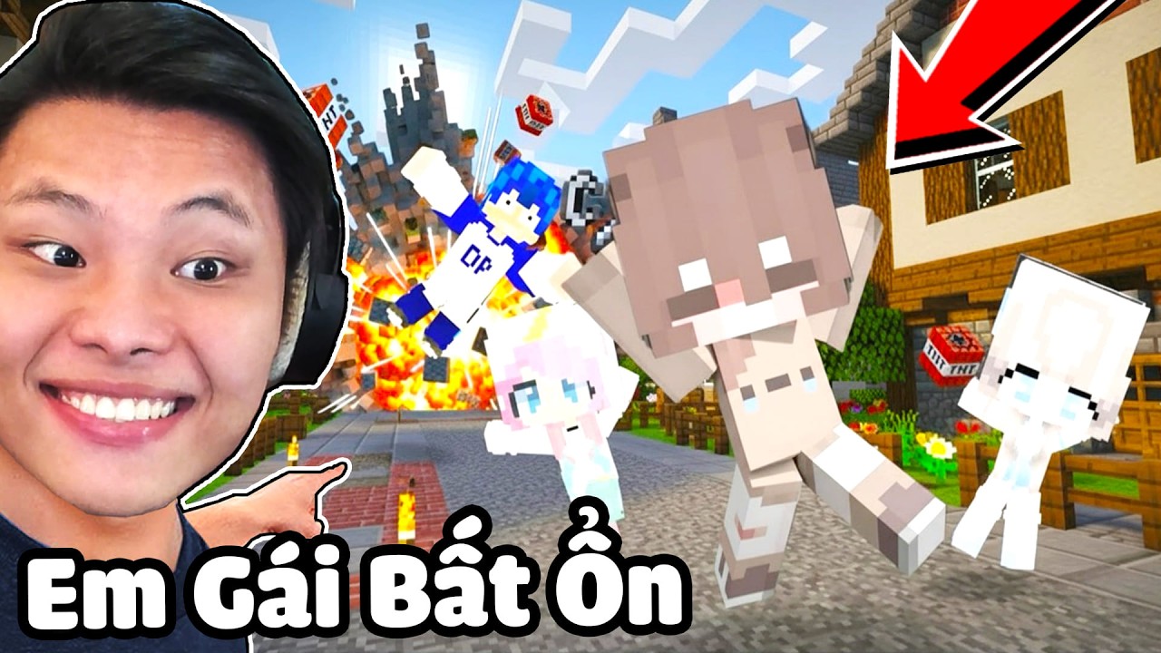 MINECRAFT BẤT ỔN Nhận Nuôi 3 ĐỨA EM GÁI SIÊU QUẬY🧃💔💀JAYGRAY REACTION PHIM NGẮN MCPE SIÊU HÀI