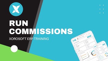 XoroERP Sales Tutorial - Run Commissions