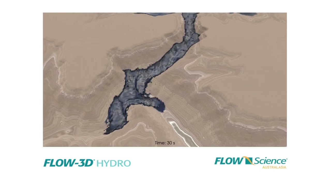 Dam Break Simulations | FLOW-3D HYDRO