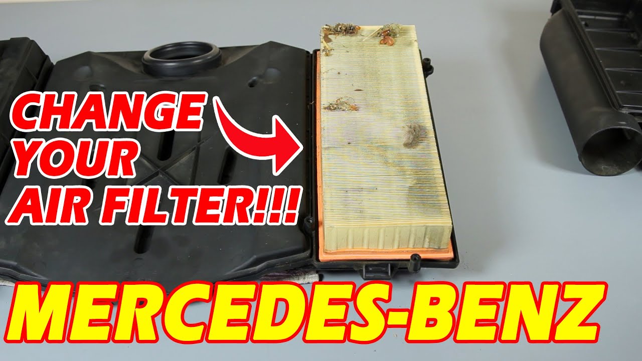 How To Change The Air Filter On Your Mercedes Benz S500 W220 Youtube