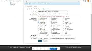 Create a Campaign in APsense and earn 80 Credits