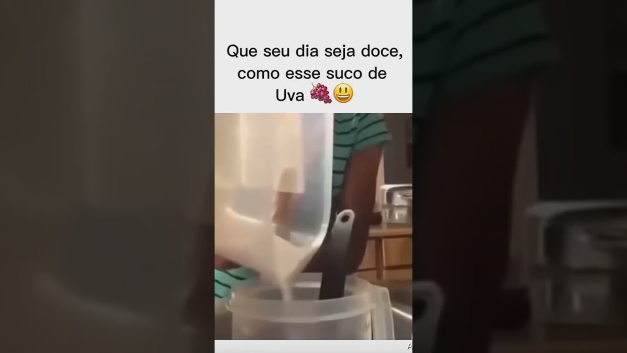 que seu dia seja doce como esse suco de uva kaakakkaak