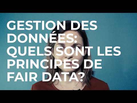 Vidéo: Quels sont les principes de la gestion des données ?