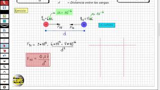 💡Ley de Coulomb, Fuerza Electrostática vs distancia🔦