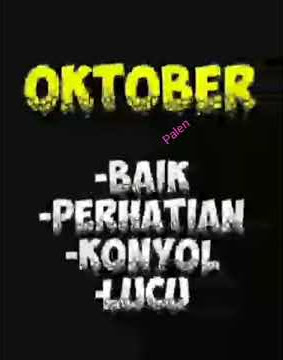 Nama nama bulan beserta nama sifat org nya:):)