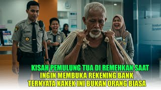Dikira Pemulung, Kakek Ini Dihina Dan Diusir Pegawai Bank! Tak Tahu Bahwa Kakek Ini Adalah..