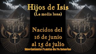 SIGNO ZODIACAL EGIPCIO &quot;HIJOS DE ISIS&quot; 𓂀 (nacido del 16 de junio al 15 de julio)