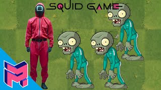 Plants VS Zombies Squid Game Animation Pink Soldier