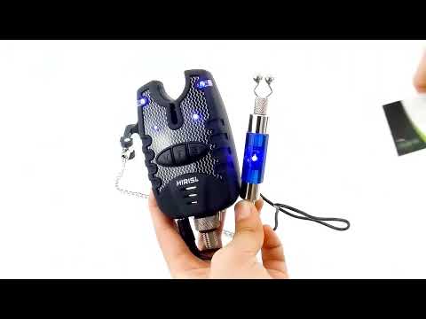 Набір електронних сигналізаторів клювання та свінгерів Hirisi в кейсі 2+2 шт. ( B1137 ), видео 1