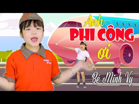 Video Anh Phi Công Ơi - Minh Vy | Nhạc Thiếu Nhi Vui Nhộn... - youtube