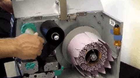 How to replace the ribbon in your SX series thermal printer