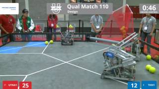 VEX Worlds 2016 - VEX U - Design - Qual 110 (UTNA1) 210 vs 213 (THH1)