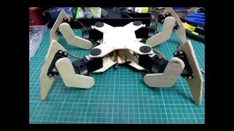 Make Prototype Spider Robot From Wood - Arduino Mega