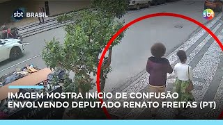 Video novas-imagens-mostra-inicio-de-briga-envolvendo-deputado-renato-freitas-em-curitiba