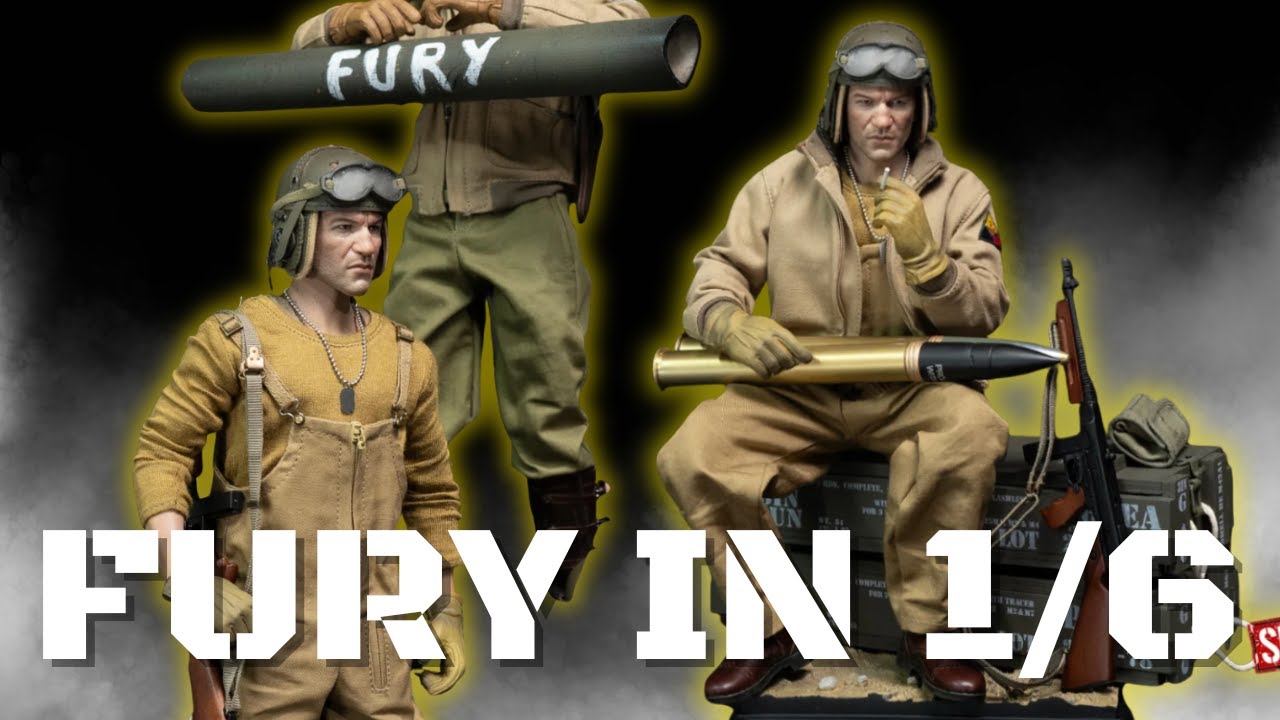 Фигурка Fury в масштабе 1/6! Распаковка Facepoolfigure Sherman Tank Loader 🔥