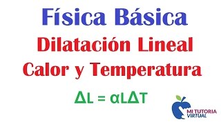Dilatación Lineal -  Calor y Temperatura - Ejercicio No 1 - Linear Expansion