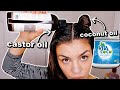 CASTOR OIL VS COCONUT OIL FOR DAMAGED HAIR