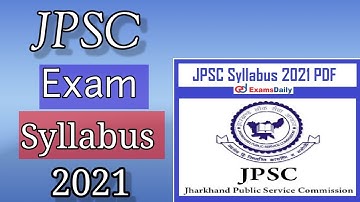 jpsc exam syllabus 2021 || jpsc syllabus 2021 || jpsc exam pattern #V-GKGS