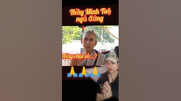 Hạnh ngủ đứng của thầy Minh Tuệ #shorts