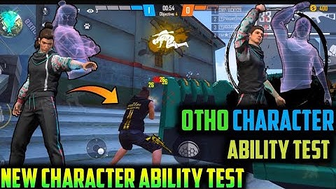 FREE FIRE NEW OTHO CHARACTER ABILITY TEST || OTHO SKILL TEST - GARENA FREE FIRE ||