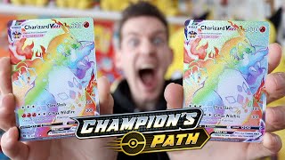 *$1000 CHARIZARD AGAIN* Best Champions Path Booster Box Opening