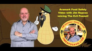 Aramark Alliance of Allergens food safety video with Jim Raposa as &quot;The Evil Peanut.&quot;
