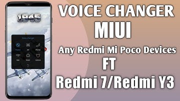 [Game Turbo] Voice Changer For MIUI|Redmi,Mi,Poco Devices|Redmi 7/Y3 & All xiaomi Devices|[ROOT]