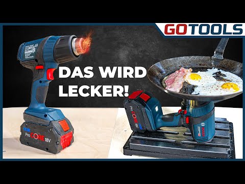 500 Grad mit Akkupower | GHG 18V-50 Das neue Bosch Akku-Heißluftgebläse | Langzeittest & Verlosung