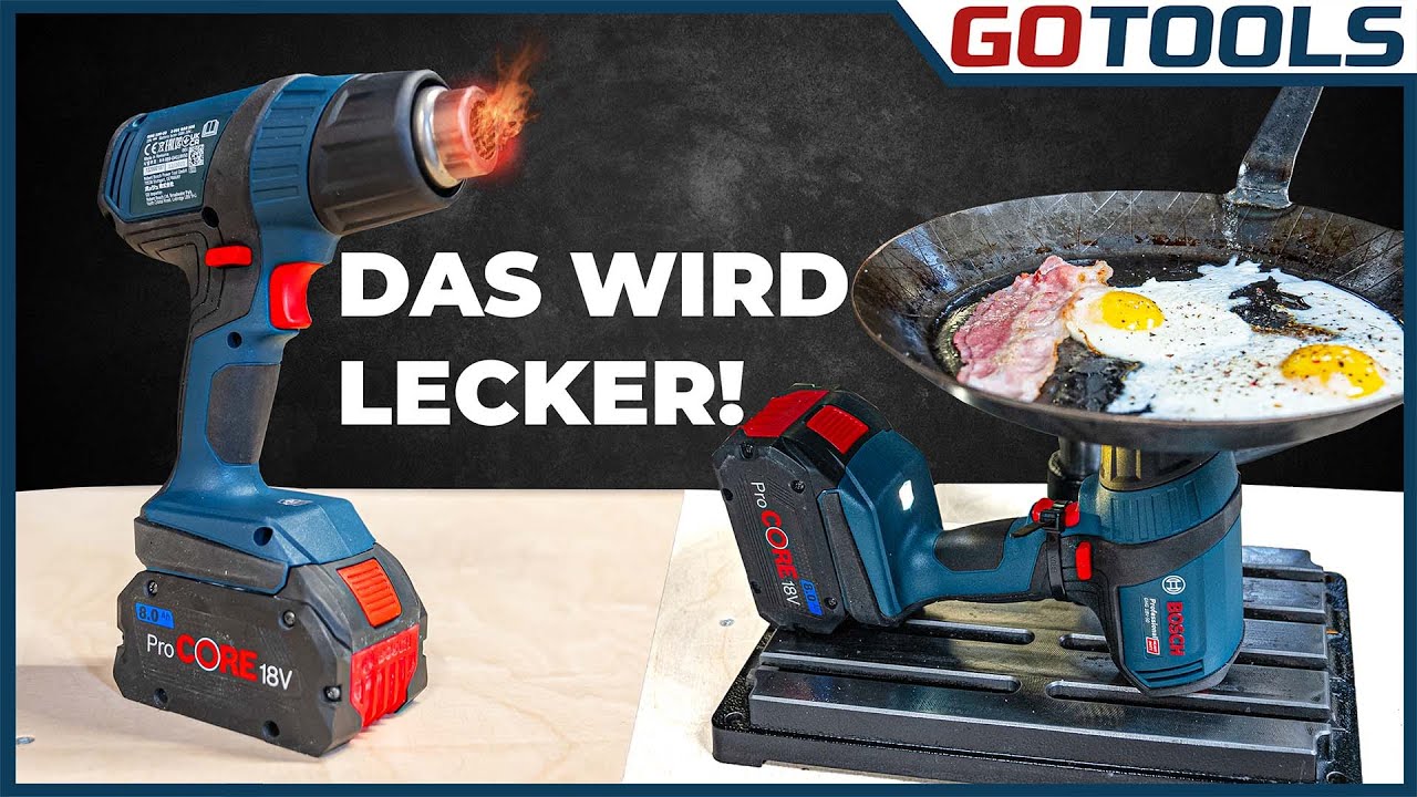 Bosch Akku-Heißluftgebläse GHG18V-50 300-500°C solo, ohne Akku, ohne  Ladegerät, Karton - Langenbach GmbH