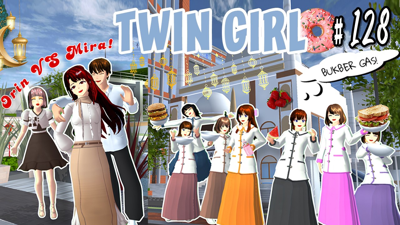 Mira Vs Orin Makan Malam di Rumah Jio | si Kembar Alice dan Alisia