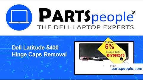 Dell Latitude 5400 (P98G001) Hinge Caps How-To Video Tutorial