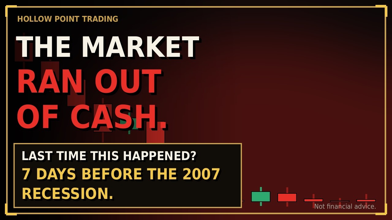 Stock Market Crash: New Video Explains Liquidity Drain