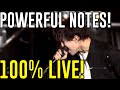 Dimash Qudaibergen Powerful notes! (100% live)