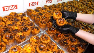 Amazing Korean bakery How to make trendy eggtarts 쌍문 디에그